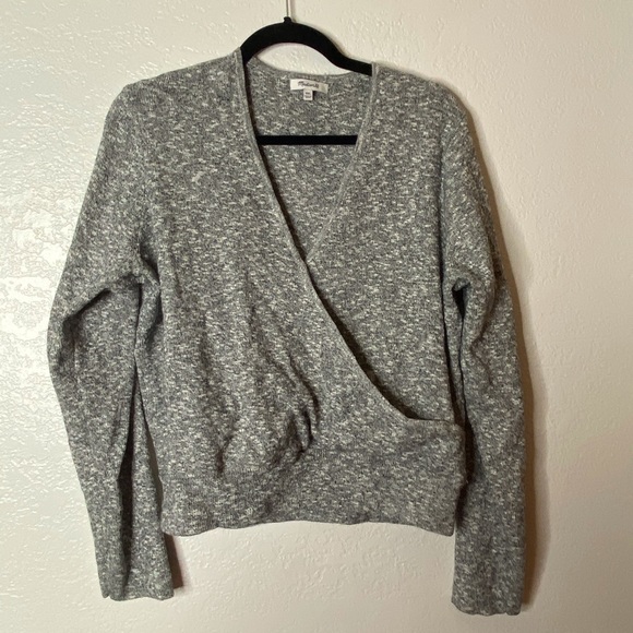 Madewell Wrap Front Pull Over Sweater - Picture 3 of 3